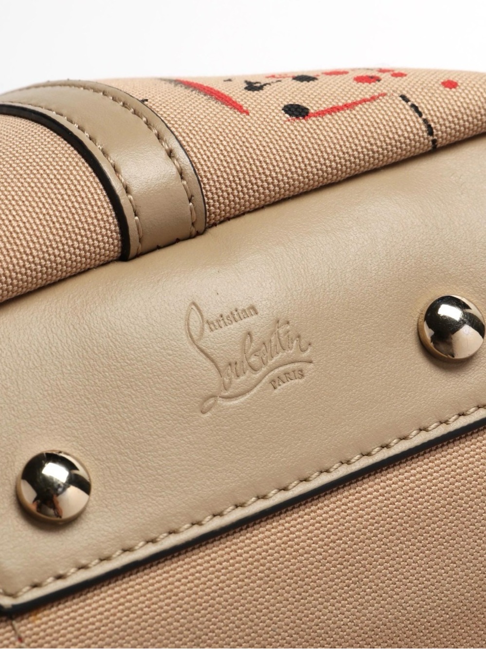 Christian Louboutin Frangibus small canvas tote - Picture 8 of 11